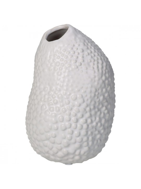 Βάζο ArteLibre Λευκό Κεραμικό 10x10x15cm