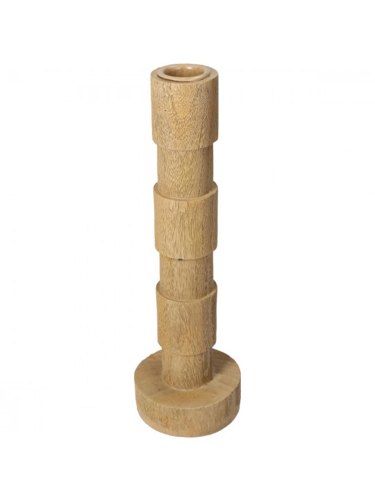 Κηροπήγιο ArteLibre Φυσικό Polyresin 7x7x23cm