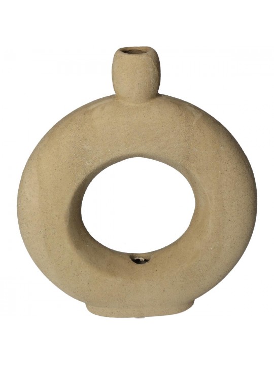 Βάζο ArteLibre Καφέ Κεραμικό 20x4.5x23cm