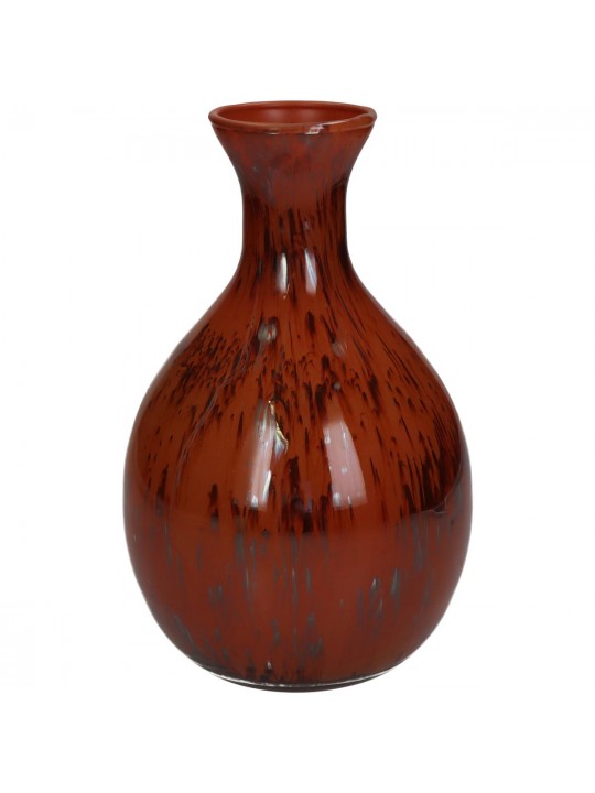 Βάζο ArteLibre Κόκκινο Γυαλί 16x16x25cm