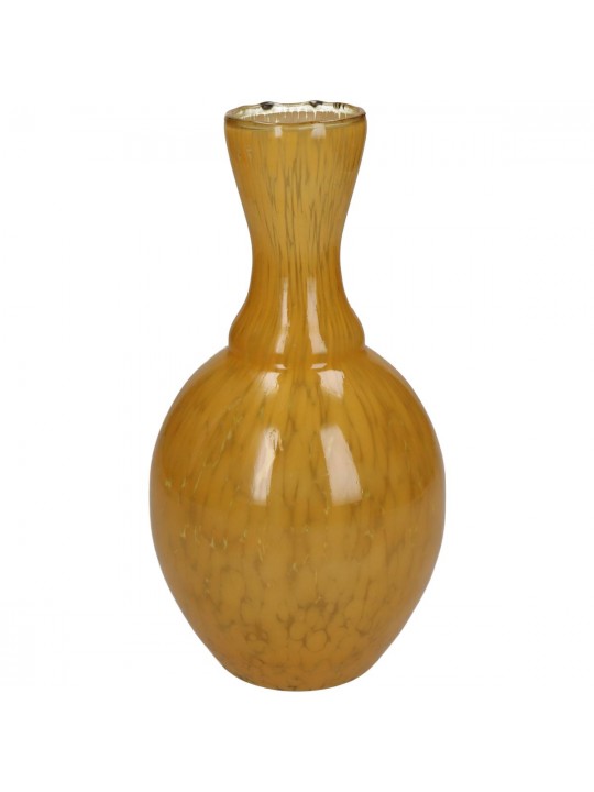Βάζο ArteLibre Ώχρα Γυαλί 12x12x23cm