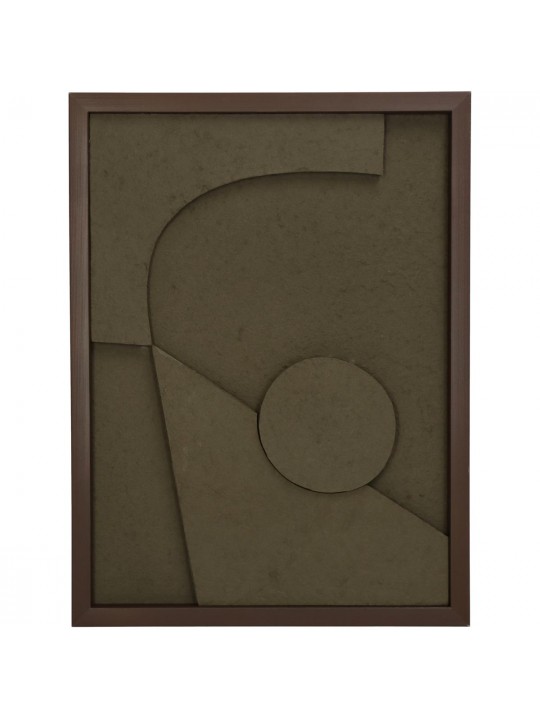 Διακοσμητικό Τοίχου ArteLibre Πράσινο Χαρτί 30x3x40cm