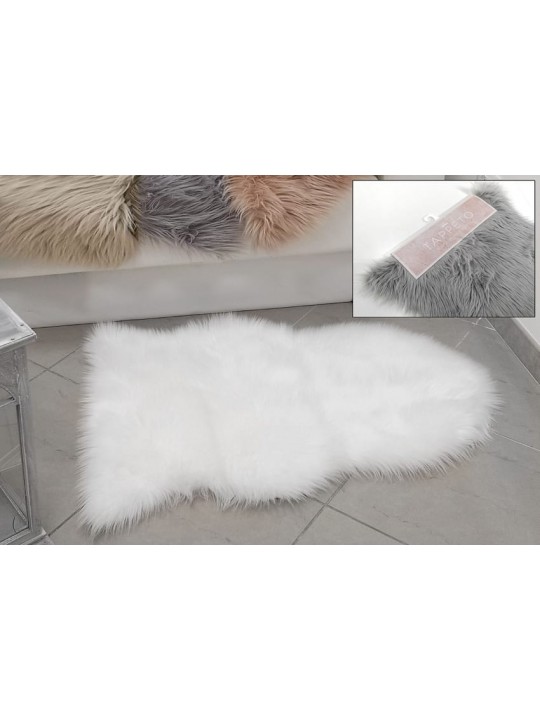 Χαλάκι Συνθετική Γούνα 60x90cm Σε 4 Χρώματα