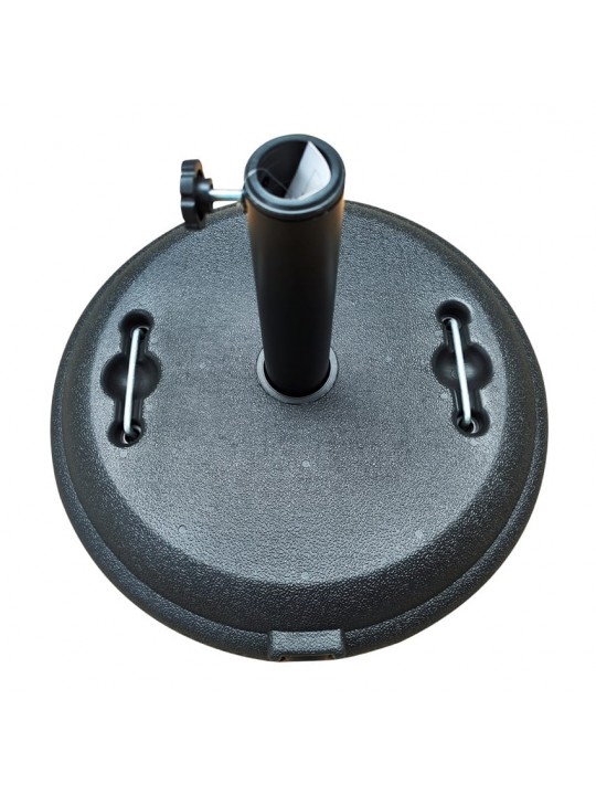 Βάση Ομπρέλας ArteLibre KODIAK 22kg Μαύρο Τσιμέντο/Πλαστικό 46.5x33cm
