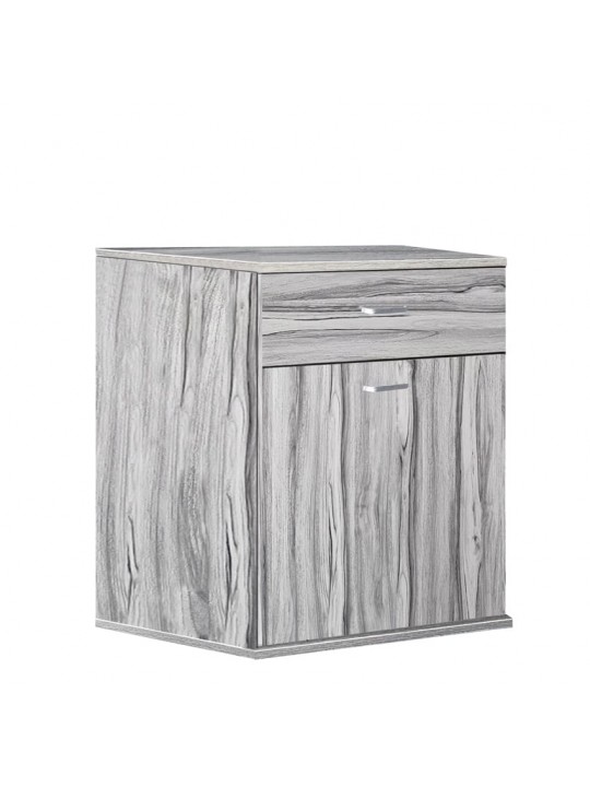 Κομοδίνο ArteLibre MILLE Γκρι Μοριοσανίδα/Μελαμίνη 40x40x60cm