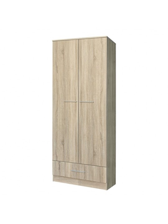 Ντουλάπα ArteLibre VESLEMOY Φυσικό Μοριοσανίδα 80x50x195cm