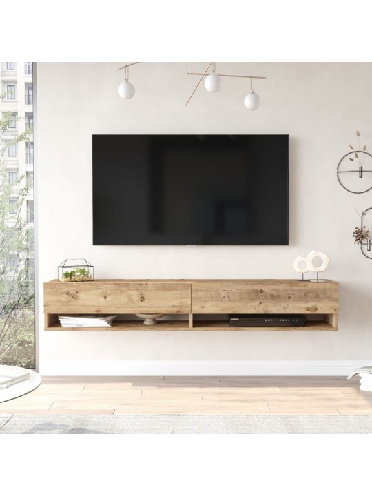 Έπιπλο Τηλεόρασης ArteLibre SONNING Πεύκο Μοριοσανίδα 180x31.6x29.6cm