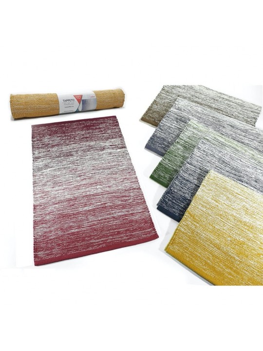 Χαλί Κουζίνας Πολύχρωμο Βαμβάκι 60x240cm Σε 6 Χρώματα