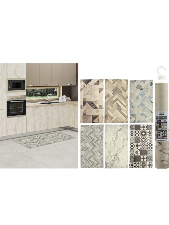 Χαλί Απορροφητικό Πολυσχέδιο 130x50x0.4cm Σε 6 Σχέδια