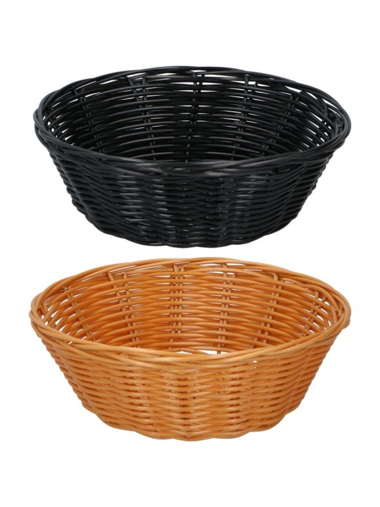 Καλάθια 20cm 2Τμχ Καφέ/Μαύρο ALPINA