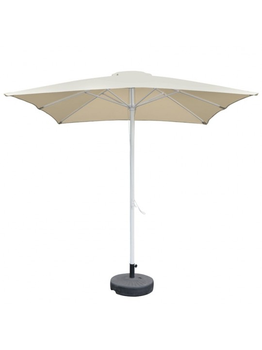 Ομπρέλα Κήπου ArteLibre MELIOR Μπεζ/Λευκό Αλουμίνιο/Polyester Φ2.2x2.2m