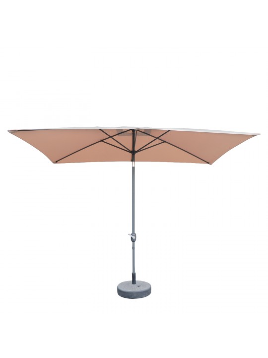 Ομπρέλα Κήπου ArteLibre ARONA Μόκα/Ανθρακί Αλουμίνιο/Polyester 3x2x2.53m