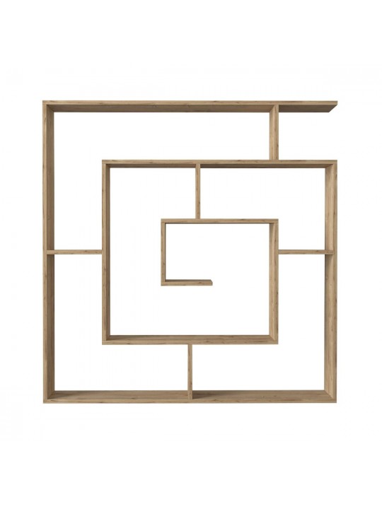 Βιβλιοθήκη ArteLibre Ithaki Φυσικό 125x22x130cm Βιβλιοθήκη ArteLibre Ithaki Φυσικό 125x22x130cm