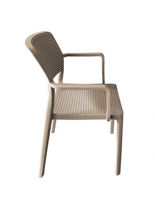Πολυθρόνα Κήπου ArteLibre CALORA Cappuccino PP 55x54.5x83cm Πολυθρόνα Κήπου ArteLibre CALORA Cappuccino PP 55x54.5x83cm