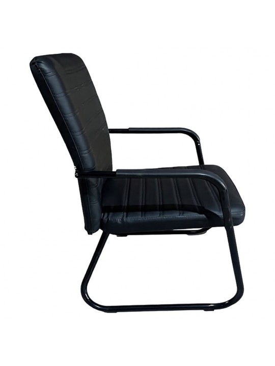 Καρέκλα Επισκέπτη ArteLibre AERIX Μαύρο PU/Μέταλλο 54x60x96cm Καρέκλα Επισκέπτη ArteLibre AERIX Μαύρο PU/Μέταλλο 54x60x96cm