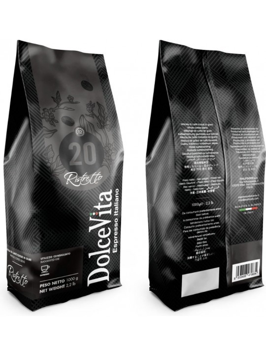 Dolce Vita Καφές Espresso Ristretto σε Κόκκους 1kg