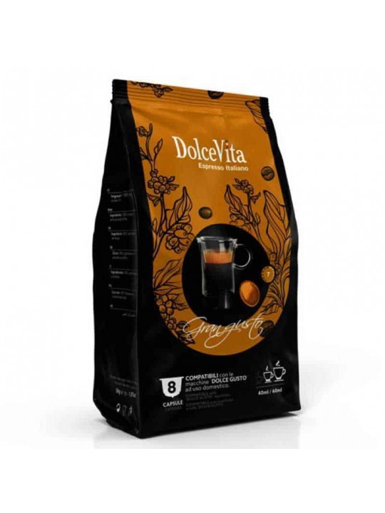 Κάψουλες Συμβατές Dolce Gusto Dolce Vita Gran Gusto – Σετ 8 τεμαχίων