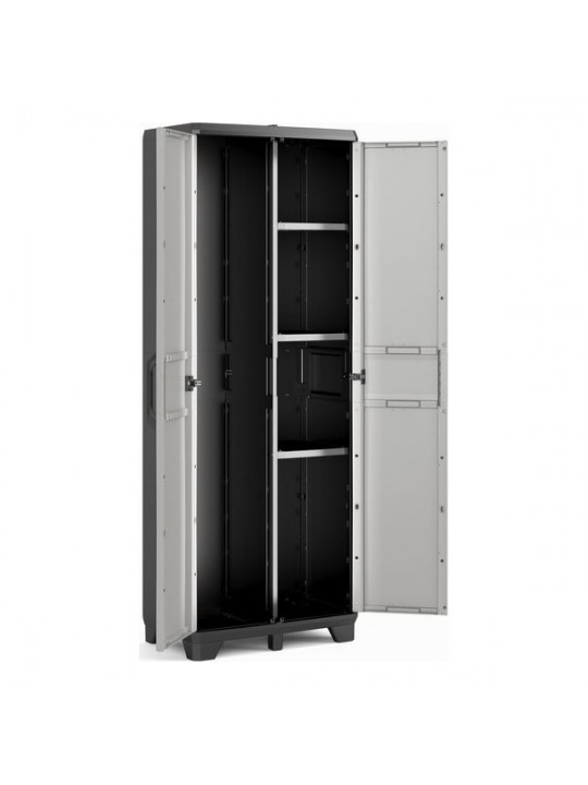 Keter Gear - Ντουλάπα πλαστική με 3 ράφια και Χώρισμα 9795 Keter Gear - Ντουλάπα πλαστική με 3 ράφια και Χώρισμα 9795