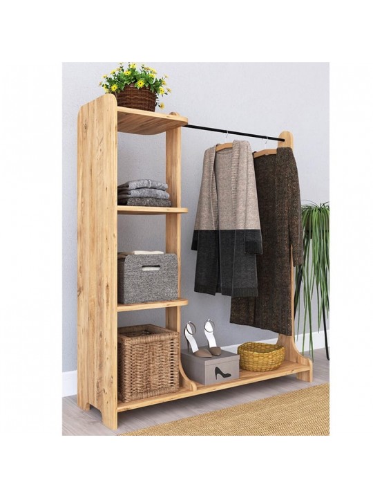 Έπιπλο εισόδου Renesme 120-000202 pakoworld ανοιχτό καρυδί 106x35x128εκ Έπιπλο εισόδου Renesme 120-000202 pakoworld ανοιχτό καρυδί 106x35x128εκ