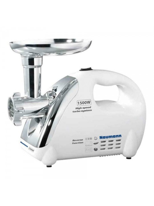 Naumann NM120 Μηχανή Άλεσης Κιμά / Ντομάτας 1500W Λευκή