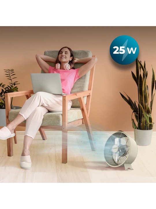 CECOTEC - ENERGY SILENCE 400 RETRO DESK BEIGE 08211 CECOTEC - ENERGY SILENCE 400 RETRO DESK BEIGE 08211