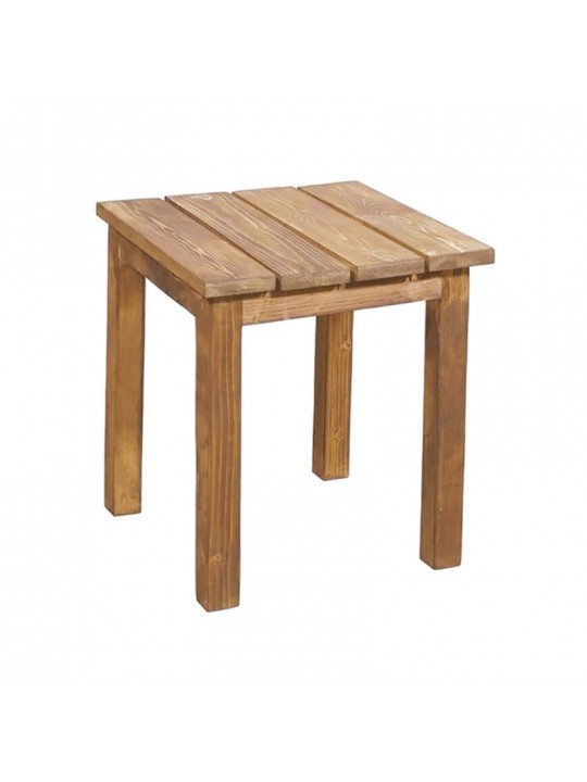 KORAL ΞΥΛΙΝΟ ΤΡΑΠΕΖΑΚΙ 40Χ40Χ45εκ. - ZITA PLUS