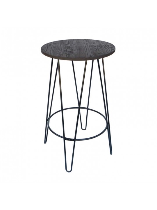 LARA ΤΡΑΠΕΖΙ Φ.60Χ103εκ. ΜΕΤΑΛΛΟ-ΞΥΛΟ K/D - ZITA PLUS