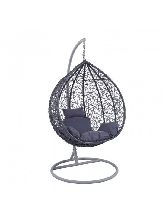 NEST12 ΑΝΘΡΑΚΙ 103Χ117/Φ102Χ200εκ. ΜΕΤΑΛΛΙΚΗ - ZITA PLUS