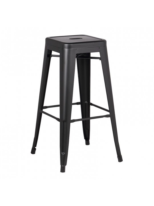 TEXAS ΣΚΑΜΠΟ 76εκ. Χ.ΠΛΑΤΗ ΜΑΥΡΟ ΜΑΤ ΜΕΤΑΛ. - ZITA PLUS