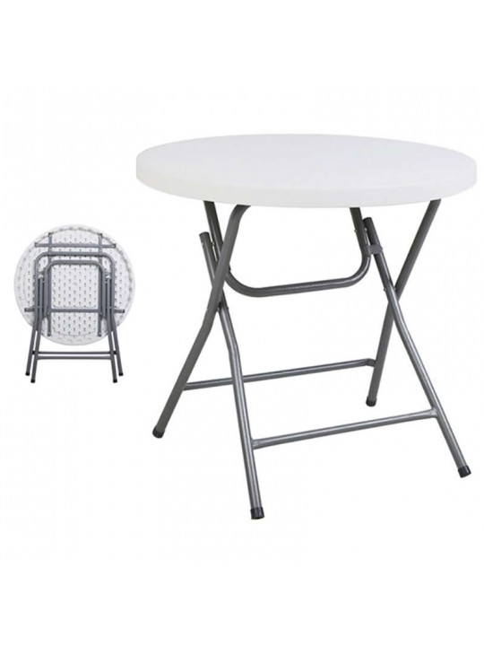 ΚΕΤΕΡΙΝΓΚ Φ80Χ74εκ. HDPE ΤΡΑΠΕΖΙ - ZITA PLUS