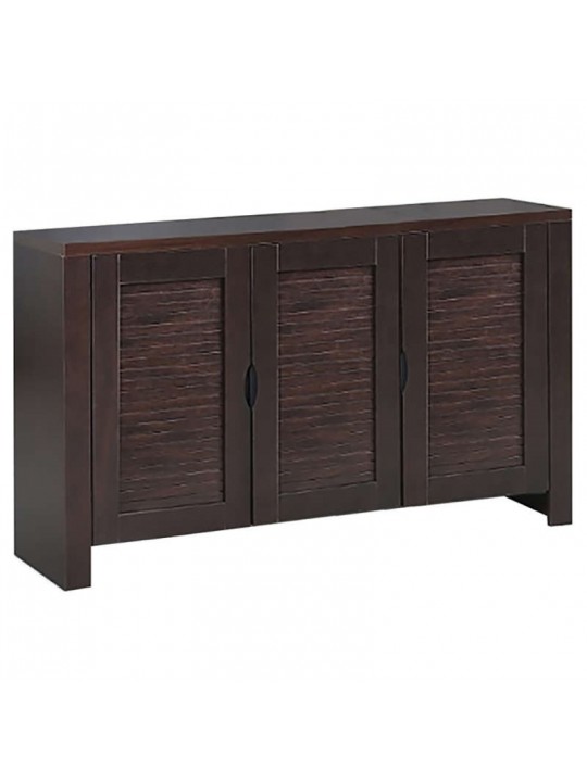 ΠΑΠΟΥΤΣΟΘΗΚΗ 114Χ34Χ67εκ. WENGE/3 ΠΟΡΤΕΣ/2 ΡΑΦΙΑ - ZITA PLUS