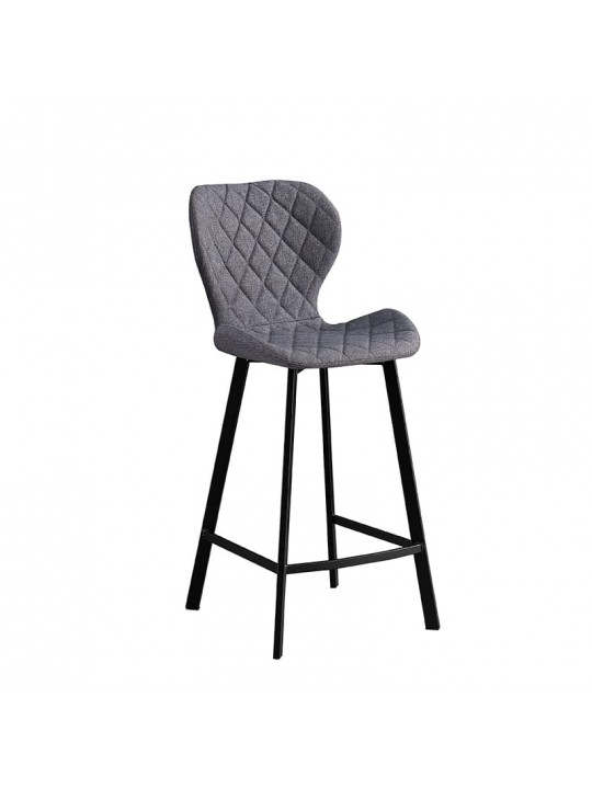 Σκαμπό 66εκ. Μπάρ 2τμχ Martin Γκρί Ύφασμα 45x49x66-98εκ. - ZITA PLUS