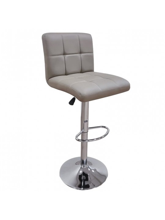 Σκαμπό Μπάρ 2τμχ Bar40 Cappuccino Pu 43x52x113εκ. - ZITA PLUS