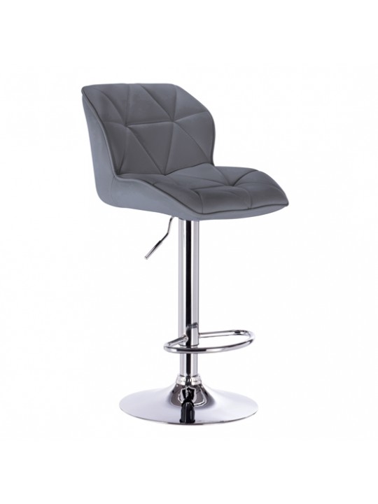 Σκαμπό Μπάρ 2τμχ Bar86 Margo Γκρί Pu 41x51x108εκ. - ZITA PLUS