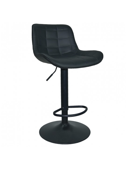 Σκαμπό Μπάρ 2τμχ Bar93 Black Pu 48x50x106εκ. - ZITA PLUS