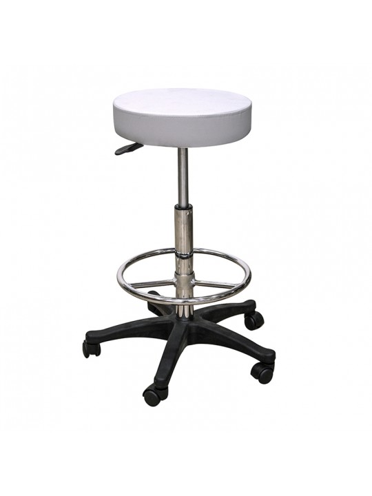 Σκαμπό Μπάρ 2τμχ ST100 Λευκό Pu 56x56x87εκ. - ZITA PLUS