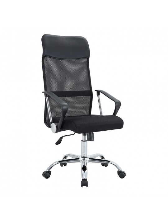 A9943 ΜΑΥΡΟ MESH ΠΟΛΥΘΡΟΝΑ ΓΡΑΦΕΙΟΥ 56X59X45-108/55-118εκ. - ZITA PLUS