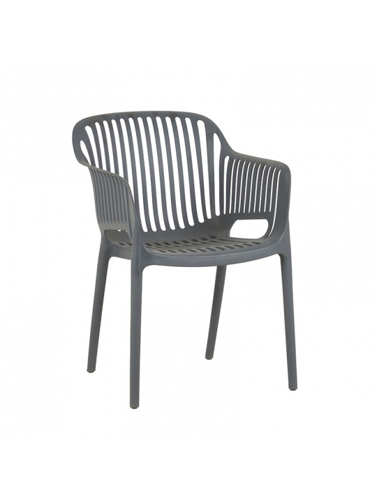 NOVA DARK GREY ΠΟΛΥΘΡΟΝΑ ΠΟΛ/ΝΙΟΥ 55X61X80εκ. - ZITA PLUS