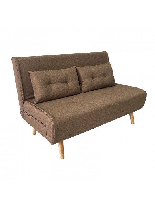 SARA BROWN ΥΦΑΣΜΑ ΚΑΝΑΠΕΣ/ΚΡΕΒΑΤΙ 134Χ80Χ84εκ. - ZITA PLUS