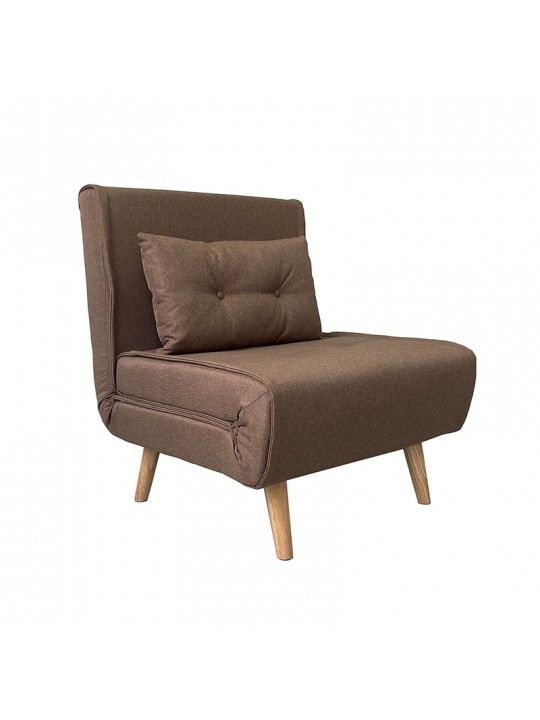 SARA BROWN ΥΦΑΣΜΑ ΠΟΛΥΘΡΟΝΑ/ΚΡΕΒΑΤΙ 75X80X84εκ. - ZITA PLUS